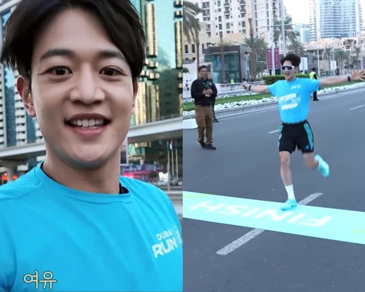 Shinee's Minho places first in Dubai race with over 300,000 participants