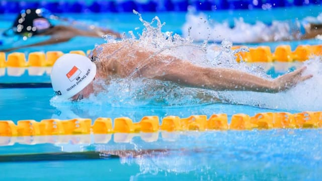 我国泳队今天再收获3金1银