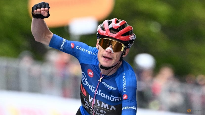 Vingegaard doubles down to win Giro stage nine