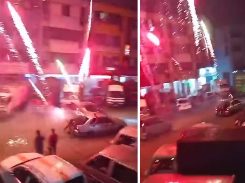 A screengrab showing the alleged incident in Pusat Bandar Utara, Kuala Lumpur.