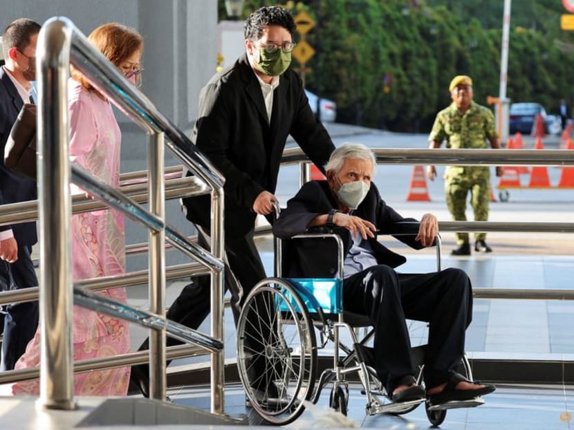 Malaysia's former finance minister Daim Zainuddin arrives at the Kuala Lumpur court complex in Kuala Lumpur, Malaysia on Jan 29, 2024. Malaysia's former finance minister Daim Zainuddin arrives at the Kuala Lumpur court complex in Kuala Lumpur, Malaysia on Jan 29, 2024.