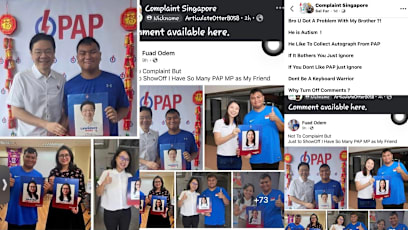 Man Gets Trolled After His Photos With S'pore Politicians Went Viral; Family & Netizens Defend Him After More Details Surface