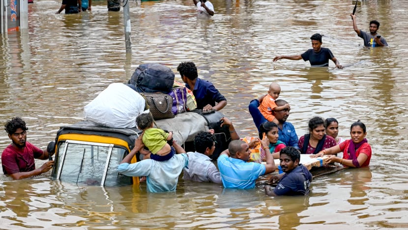 27 maut akibat hujan lebat di selatan India 27 maut akibat hujan lebat di selatan India