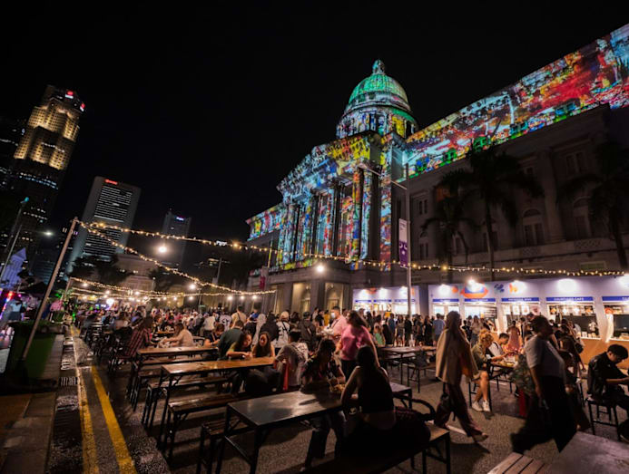 Mesmerizing Light To Night 2026 Features A Bts-themed Trail, Projection Mappings, Free Music Performances And More Background Digital Art