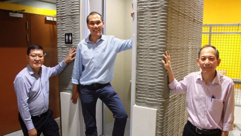 How Singapore researchers 3D-printed a bathroom unit in 12 hours