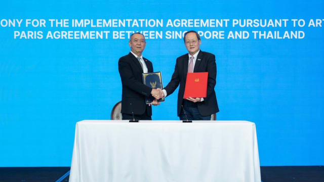 我国和泰国签署碳信用合作执行协定