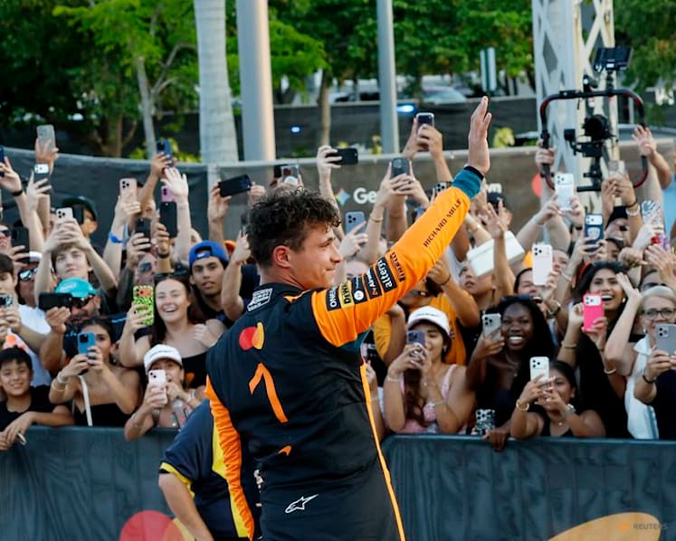 McLaren take F1 to the fans with Miami street show as 1,000th race looms