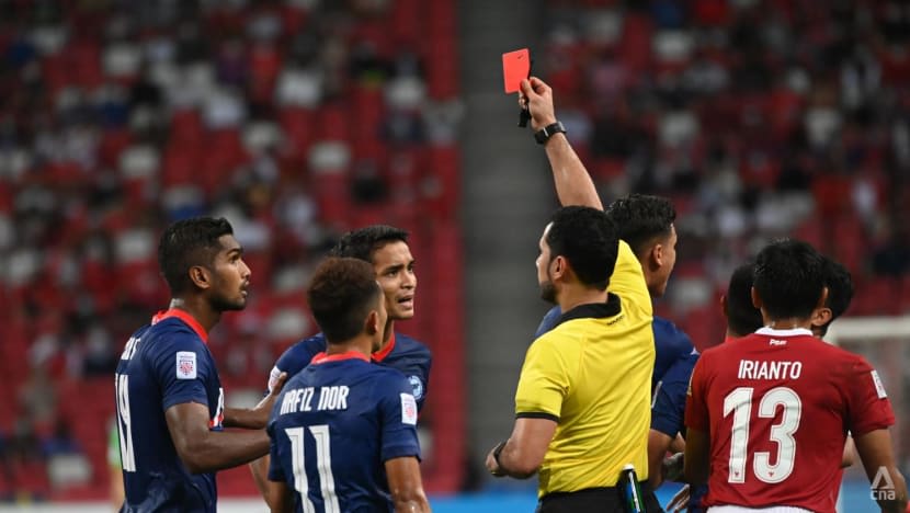 Singapore eliminated from AFF Suzuki Cup after 3 red cards, penalty miss in extra-time loss to Indonesia in semis