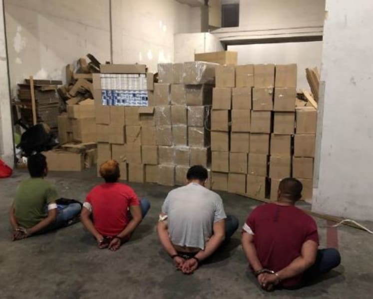 Customs seize almost 27,000 cartons of duty-unpaid cigarettes; S$2.6m in taxes evaded