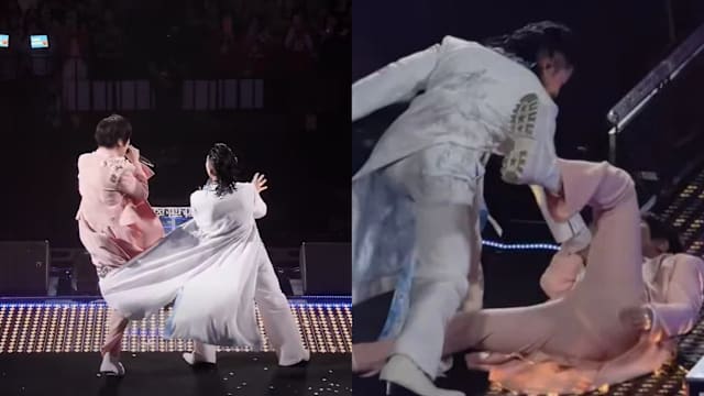 合体F3又出状况！阿信误踩吴建豪外套，瞬间踉跄跌倒