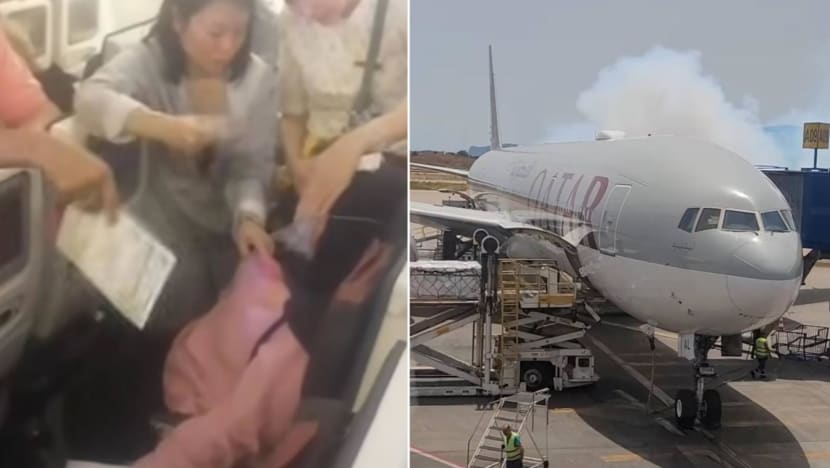 Passengers 'pass out' on Qatar Airways plane stuck on tarmac for hours without air-con Passengers 'pass out' on Qatar Airways plane stuck on tarmac for hours without air-con