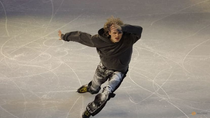 Figure skating-Malinin highlights dangers of social media in gala performance