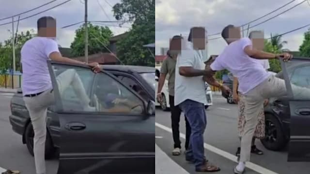 涉车祸纠纷当街殴打老翁  马国男子遭警方逮捕