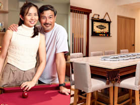 Celeb couple Darren Lim and Evelyn Tan finally reclaim master bedroom from their 4 kids after renovation