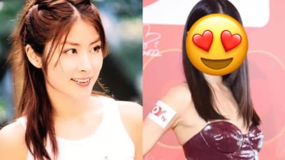 Kelly Chen Stuns In Low-Cut Red Dress; Netizens Ask "How Is She 50?"