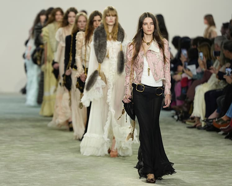 Chloe collection goes with the flow as designer Chemena Kamali flaunts the blouse at Paris Fashion Week