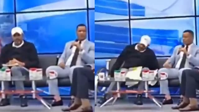 多明尼加资深媒体人参加直播节目，突然歪头当场猝死