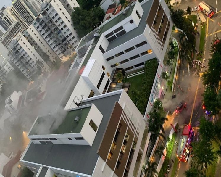 Fire breaks out at Mount Elizabeth Hospital near Orchard Road