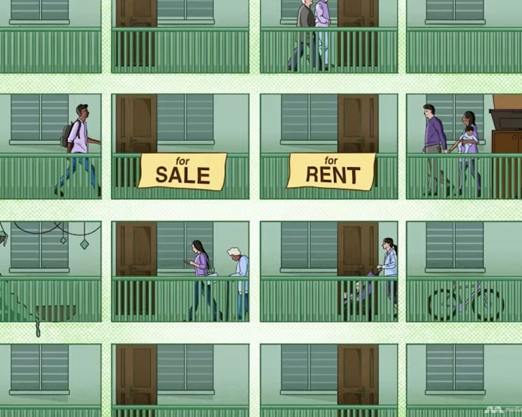 The Big Read: Can public rental and BTO flats co-exist harmoniously in the same HDB block?