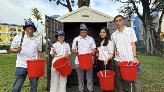 碧山东-新民首设清洁仓 逾1.3万人参与今年保持新加坡清洁运动