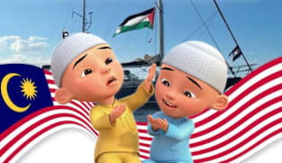 Ini doa Upin dan Ipin untuk misi Global Sumud Flotilla yang dibajak Israel
