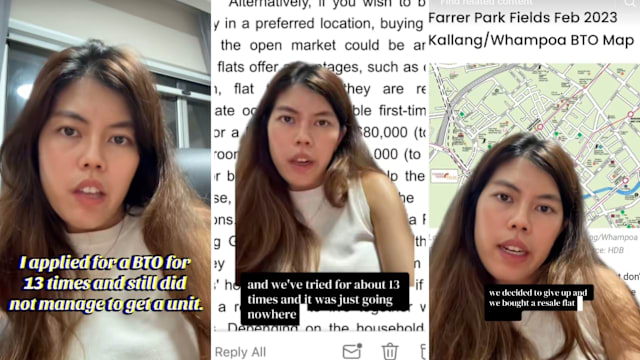女子申请13次BTO失败 建屋局：可考虑申购率较低项目