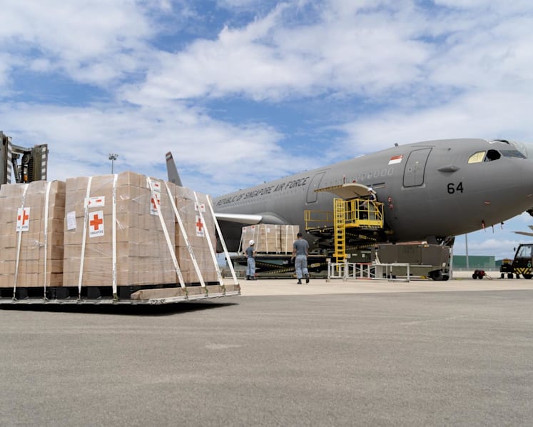 Singapore deploys RSAF aircraft to deliver urgent humanitarian aid for civilians in Gaza