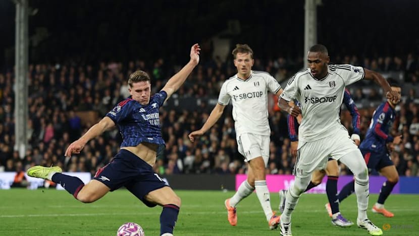 Arsenal stay top as Trossard seals gritty win at Fulham