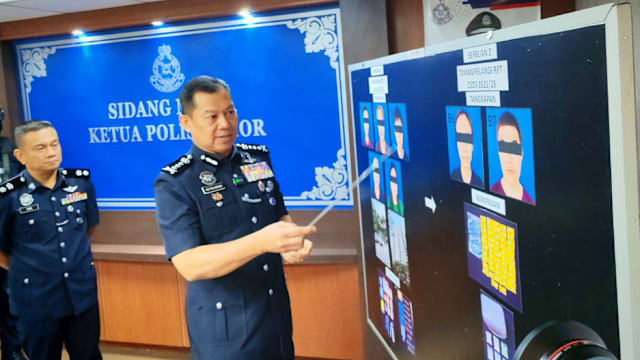 柔佛警方捣毁跨国贩毒集团 逮捕七名男女包括狮城男子