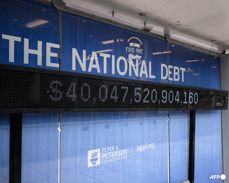 US national debt exceeds US$40 trillion for first time