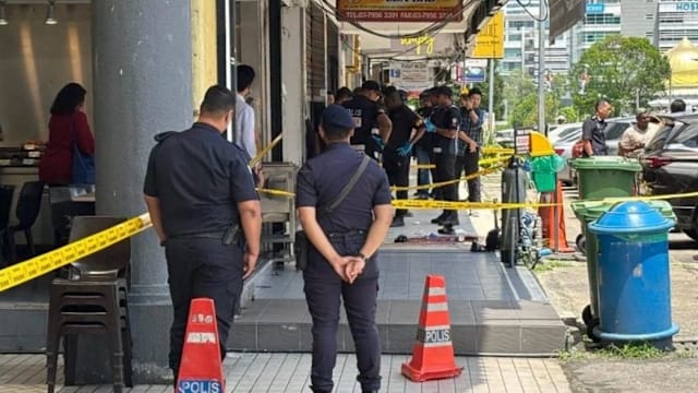 马国八打灵传金店劫案  一男子疑中枪倒店前