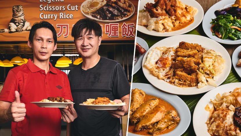 Ex-Santi Restaurant Chef Opens Scissors-Cut Curry Rice Hawker Stall In Yishun Kopitiam Ex-Santi Restaurant Chef Opens Scissors-Cut Curry Rice Hawker Stall In Yishun Kopitiam