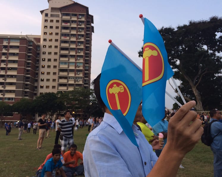 WP holds its first GE2015 rally