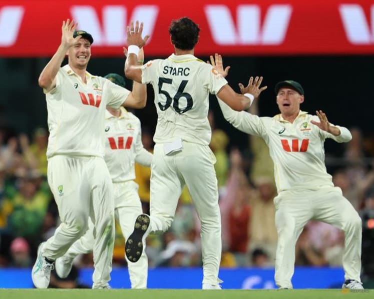 Starc shines with bat and ball to push Australia to brink of Gabba win