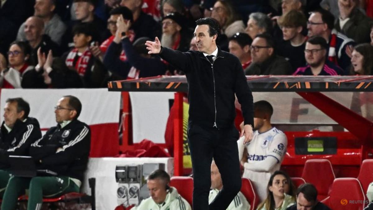 Villa coach Emery hits out at VAR after Europa League loss to Forest