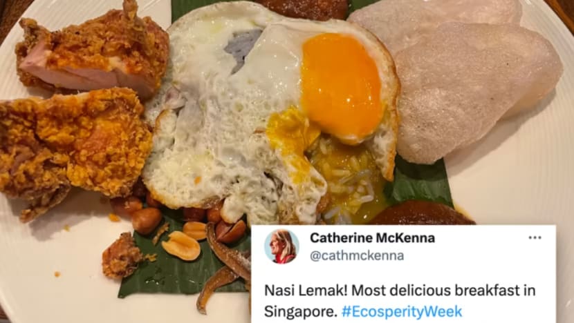 Warga net M'sia pertikai komen mantan menteri Kanada 'nasi lemak sarapan paling lazat di SG'