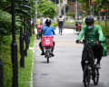 Despair, frustration and helplessness among delivery riders over foreigners working illegally in their midst
