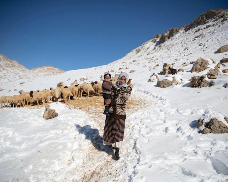 Trapped by snow in a Moroccan mountain village