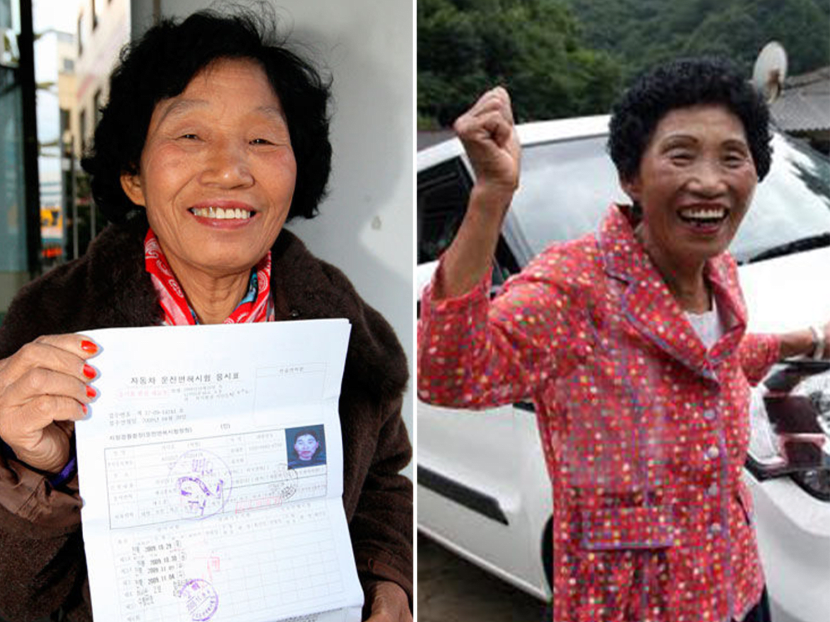 Cha Sa Soon (pictured) from Jeonju in South Korea went viral for taking 960 attempts in total to obtain a driving license. Cha Sa Soon (pictured) from Jeonju in South Korea went viral for taking 960 attempts in total to obtain a driving license.