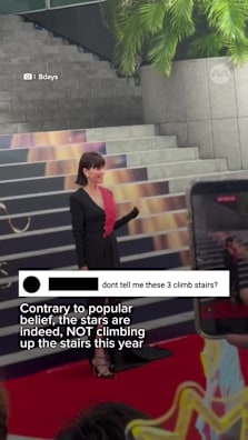 Phew! Everyone’s knees will be happy tonight  #starawards2026 #8dayssg #8dayssglocalent #zoetay #redcarpet 