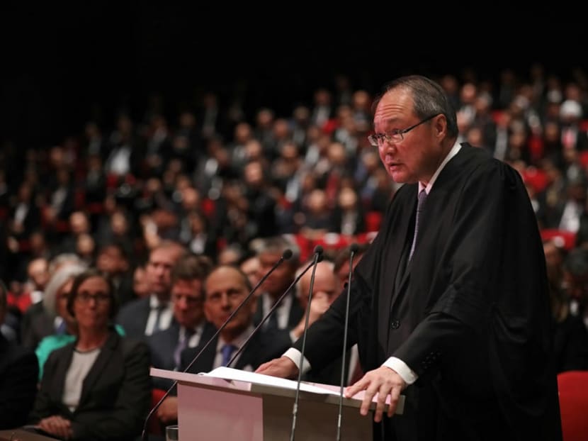 The Attorney-General's Chambers said that Mr Lucien Wong (pictured) had recused himself from the ongoing review of Ms Parti Liyani's case as early as Sept 5, 2020 “for personal reasons”. The Attorney-General's Chambers said that Mr Lucien Wong (pictured) had recused himself from the ongoing review of Ms Parti Liyani's case as early as Sept 5, 2020 “for personal reasons”.