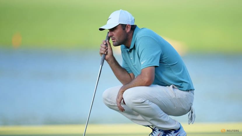 Scheffler storms home, leads PGA Championship by three