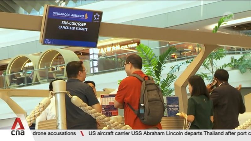 Indonesia volcano: At least 60 flights cancelled between Singapore and Jakarta amid disruption 