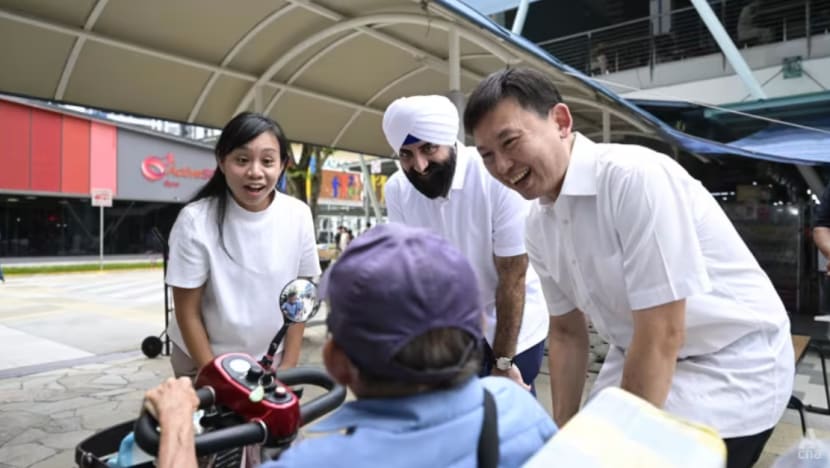  GE2025: Aktivis PAP Kawal Pal Singh, muka baharu Elysa Chen dilihat di GRC Bishan-Toa Payoh