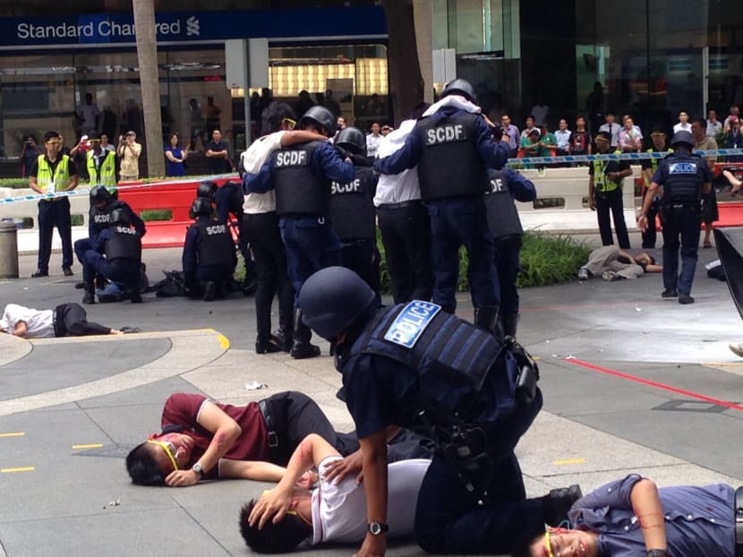 Gallery: Exercise Heartbeat 2013 in Biopolis and Raffles Place