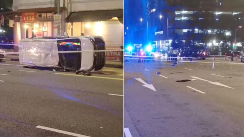 Penunggang motosikal maut setelah cuba elak sekatan jalan raya di Geylang