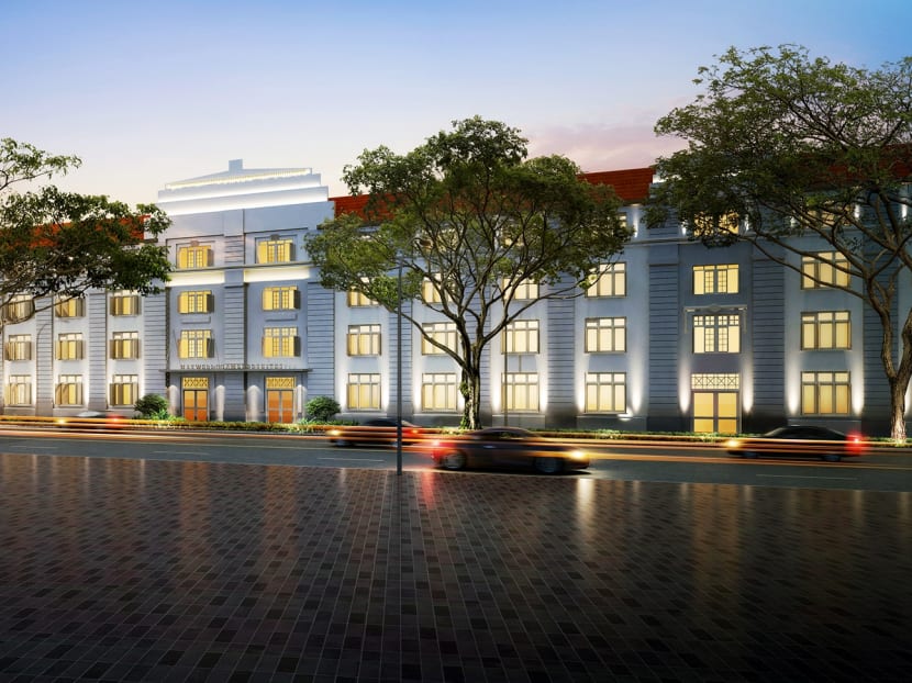 An artist’s impression of the refurbished Red Dot Traffic building, to be taken over by Maxwell Chambers to strengthen Singapore’s standing as an international dispute resolution hub. Photo: Maxwell Chambers