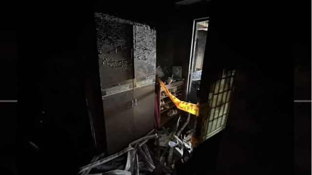 台煤气爆炸五人伤 重伤少年全身血
