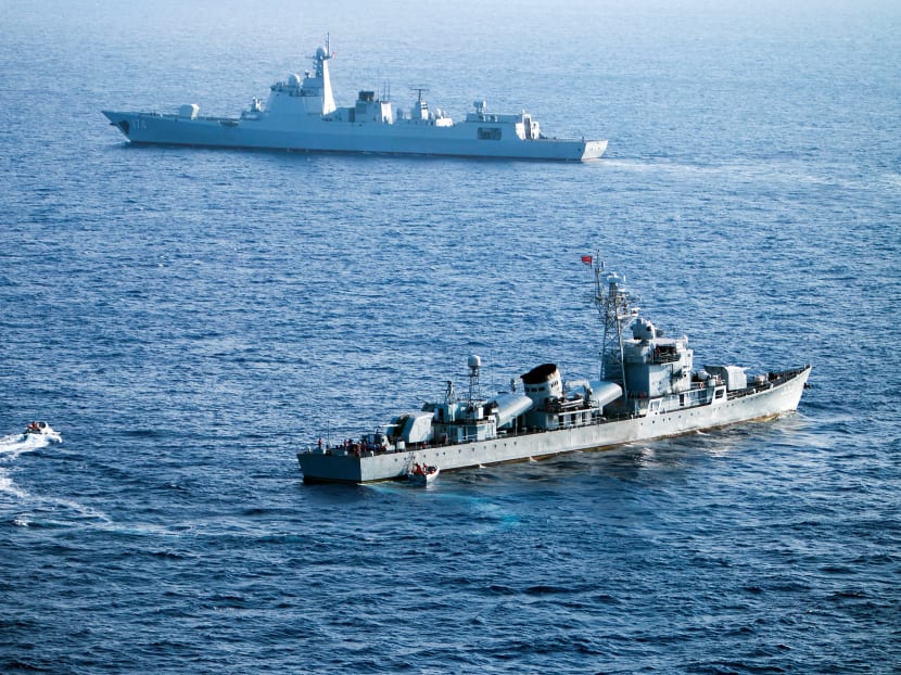 China’s South Sea Fleet taking part in a drill in the Xisha (Paracel) Islands in the South China Sea. Photo: AFP