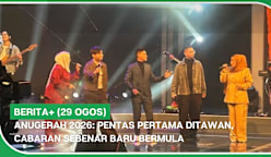 BERITA+ (29 Ogos) | Anugerah 2026: Pentas pertama ditawan, cabaran sebenar baru bermula
